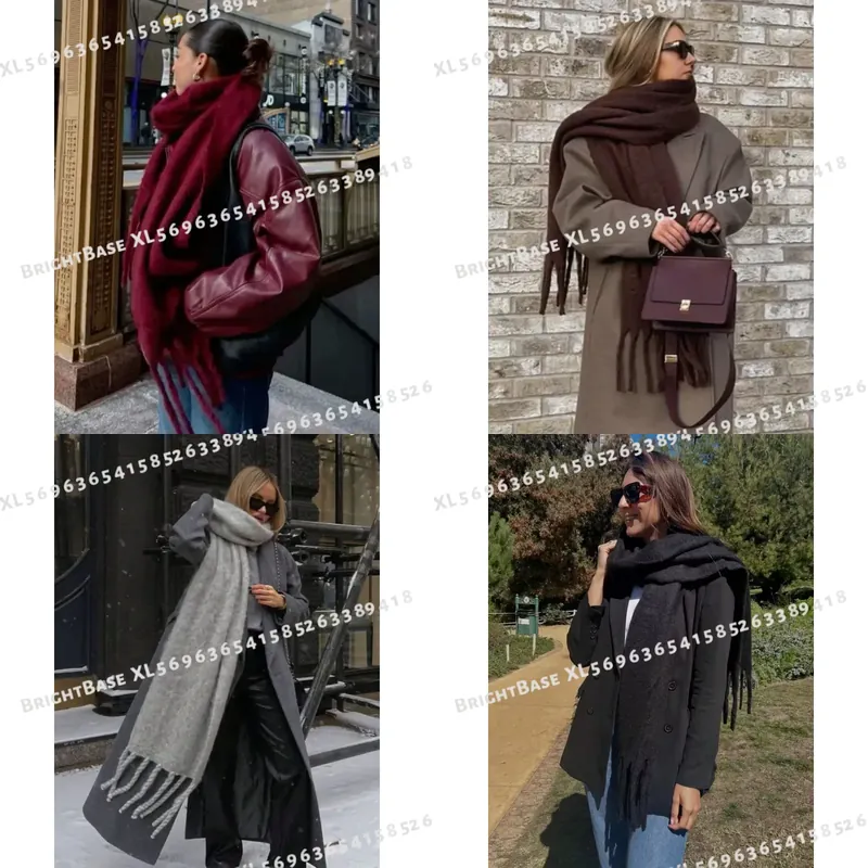 Cashmere Pashmina Wrap - 2025 Dames Winter Warme Dikke Sjaal
