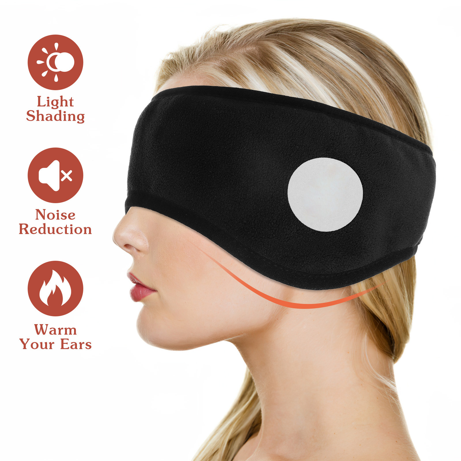 Slaap-oorkap hoofdband met ver - Winter Headband Fleece recensie en prijs